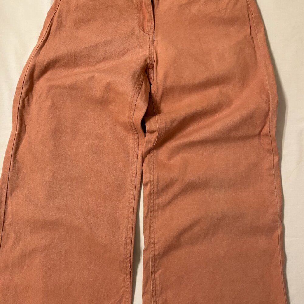 Coccodrillo Pink Flare Girls Jeans Cut Out Hem Size 140/10 Years